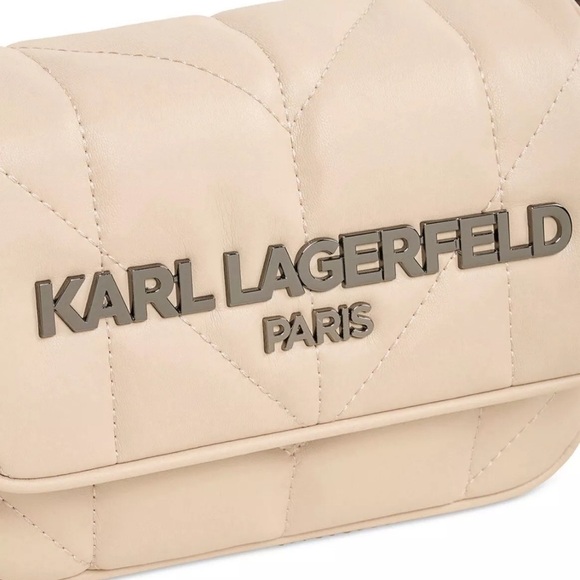 New Karl Lagerfeld Paris Voyage Messenger Leather Crossbody - Picture 5 of 5